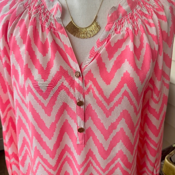 Lilly Pulitzer Elsa Silk Top - Size M - Picture 4 of 11